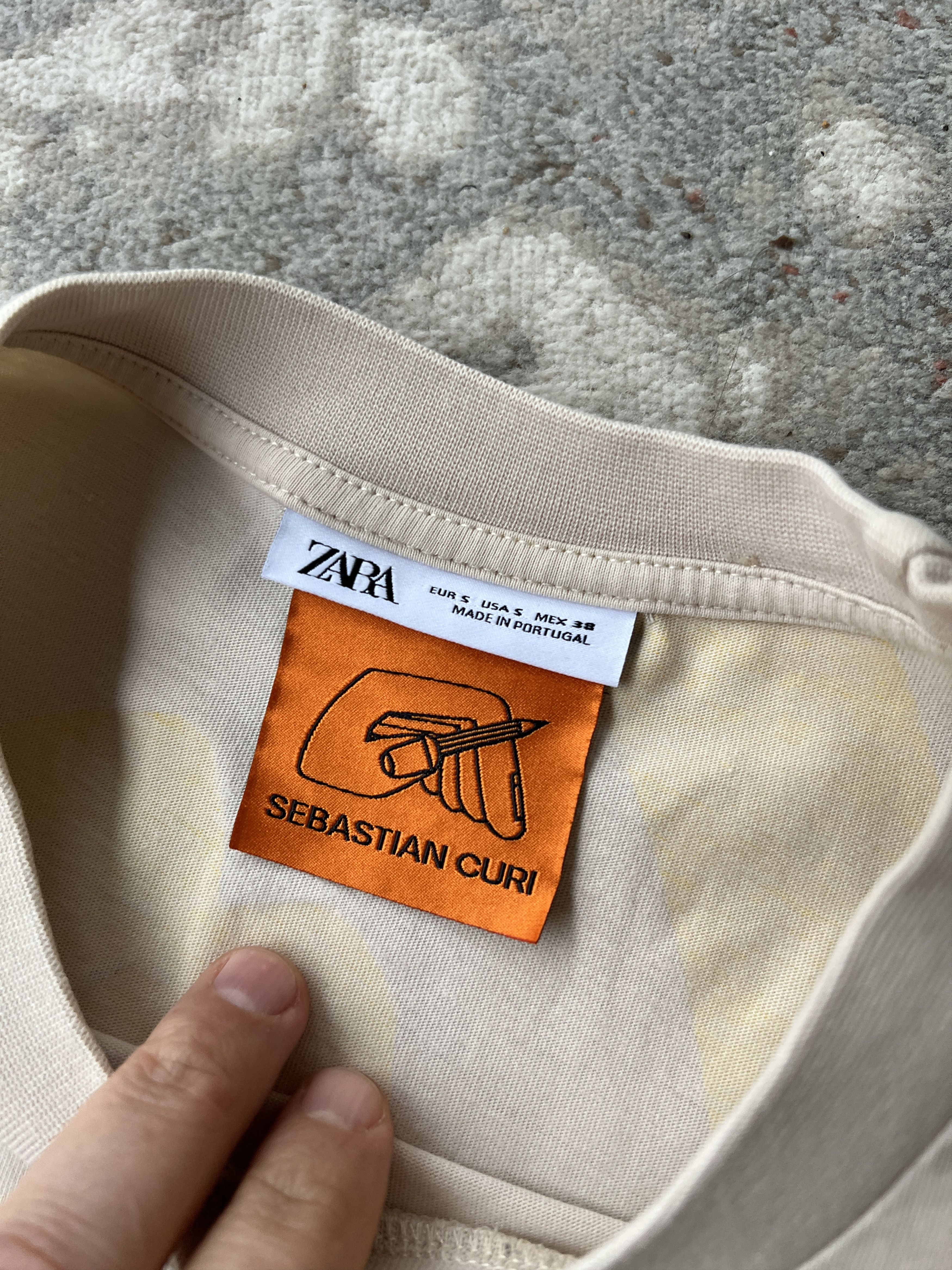 Zara ZARA SEBASTIAN CURI Tee Size US S / EU 44-46 / 1 - 2 Thumbnail