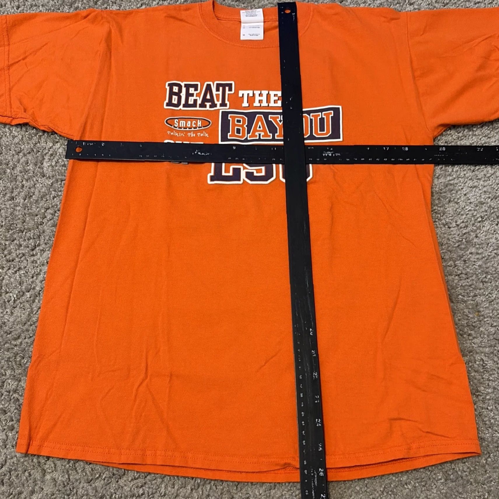 Vintage VINTAGE Florida Gators Beat LSU Smack Talk Orange T-Shirt Medium Mens Size US M / EU 48-50 / 2 - 6 Thumbnail