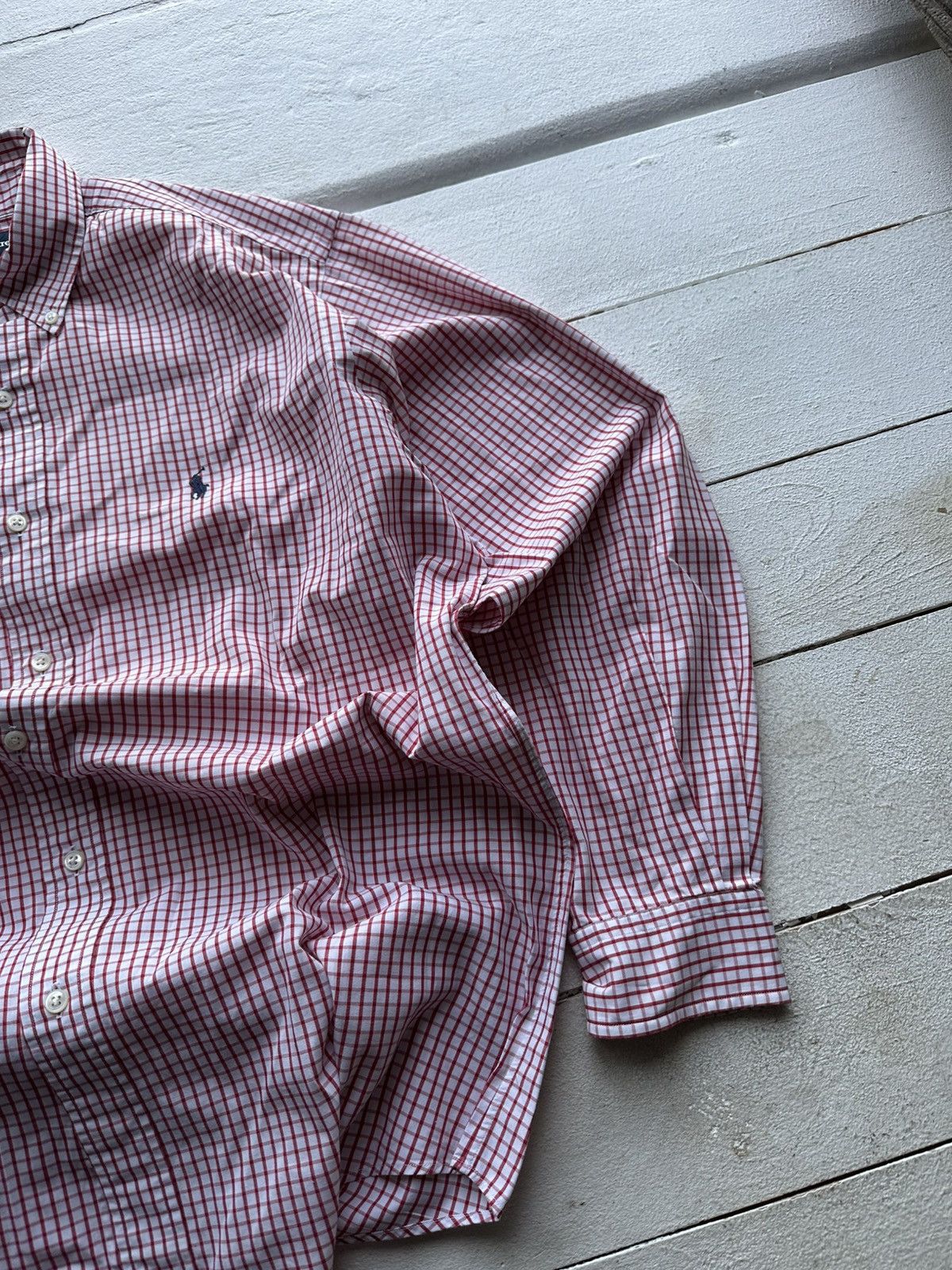 Other 🚨 VNTG Y2K Polo Ralph Lauren Shirt flannel RARE long SLEEVE Size US XL / EU 56 / 4 - 3 Thumbnail