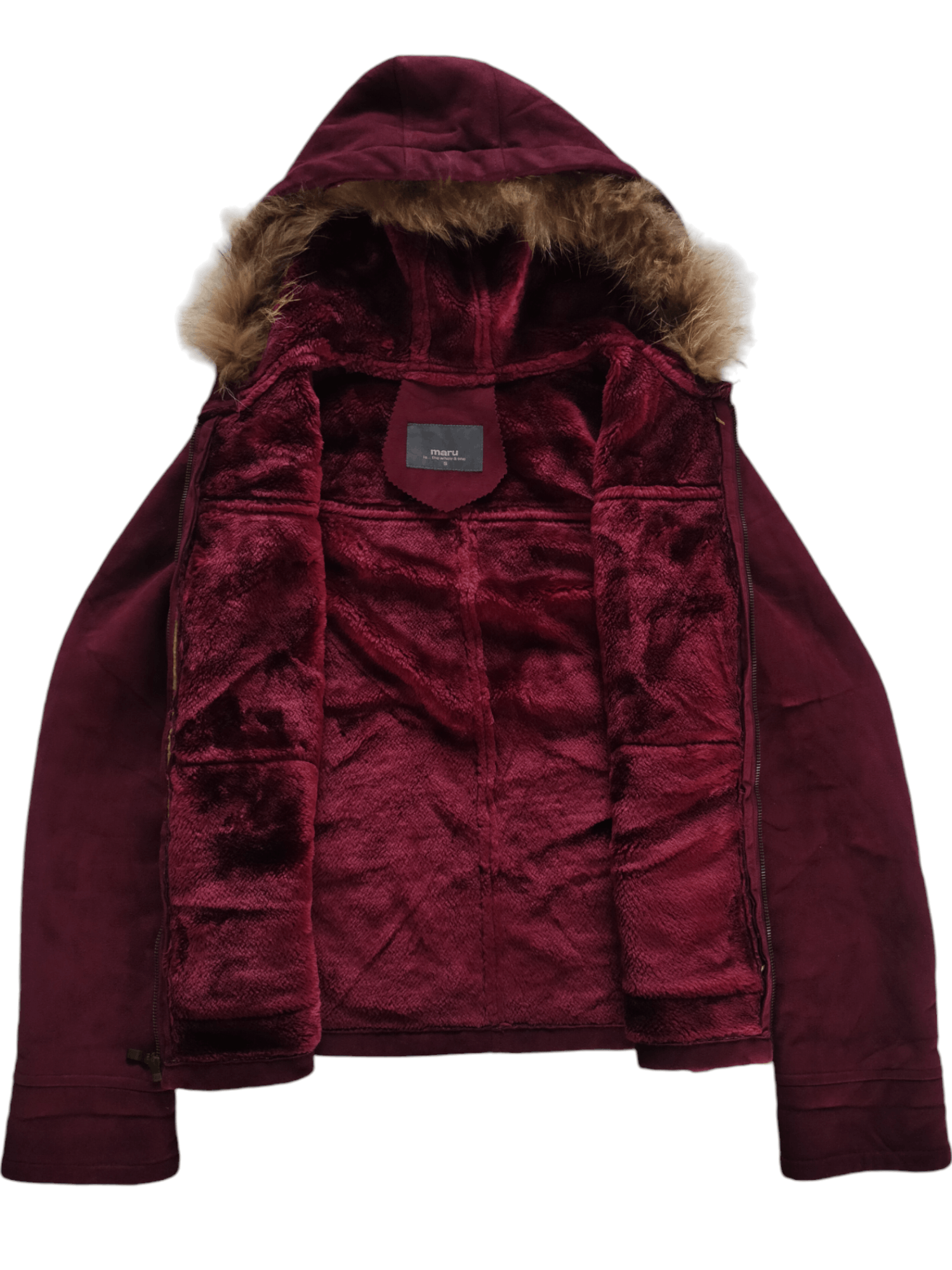 GOA Suede Fur Hood Jacket Maru Size US S / EU 44-46 / 1 - 5 Thumbnail