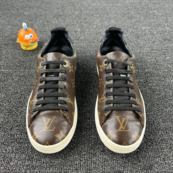 Louis Vuitton Louis Vuitton Frontrow Monogram Low-Top Sneakers -2508 Size US 6 / IT 36 - 2 Thumbnail