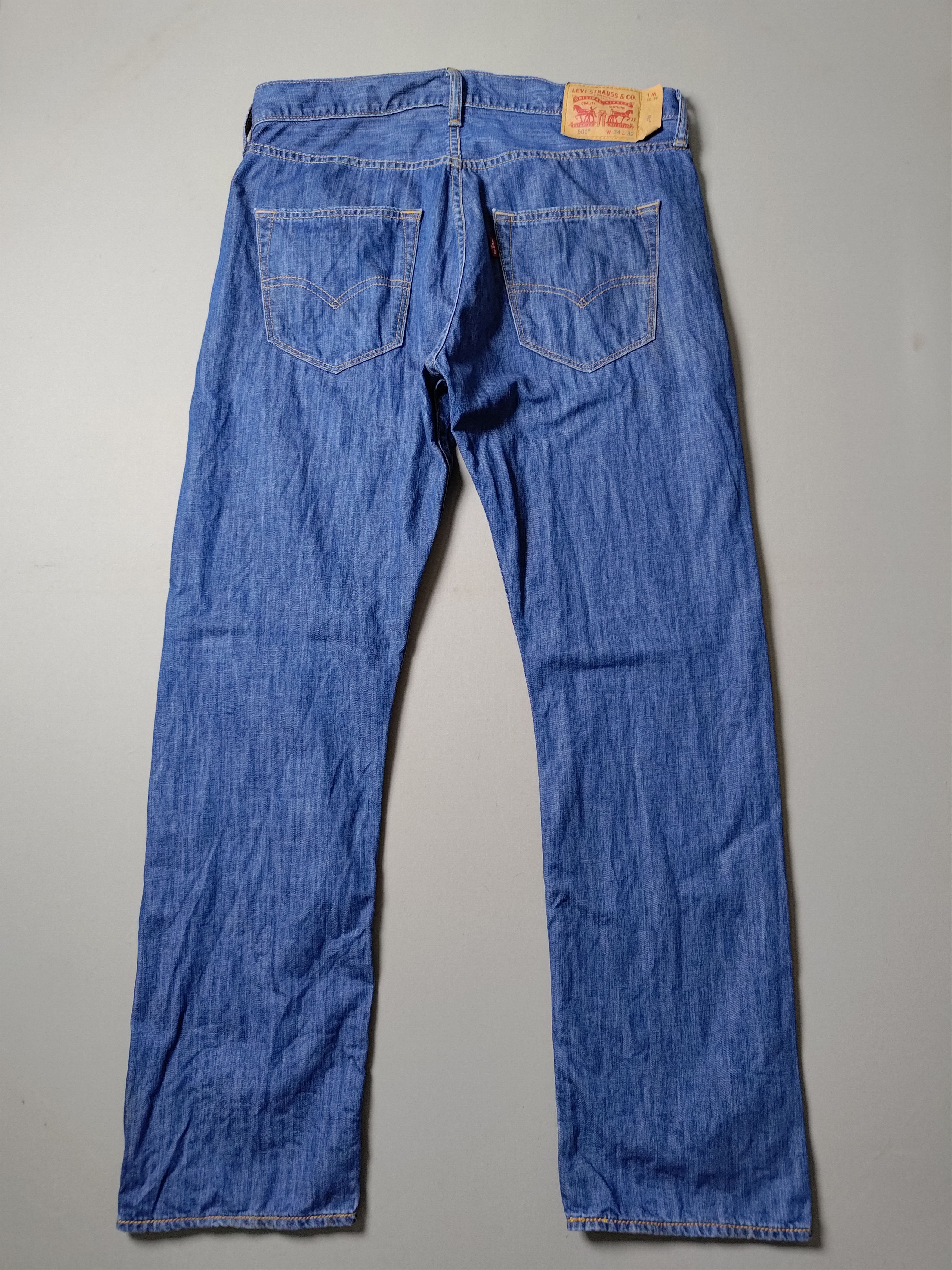 Levi's Levi's 501 Jeans Mens 34*32 Size US 36 / EU 52 - 2 Thumbnail