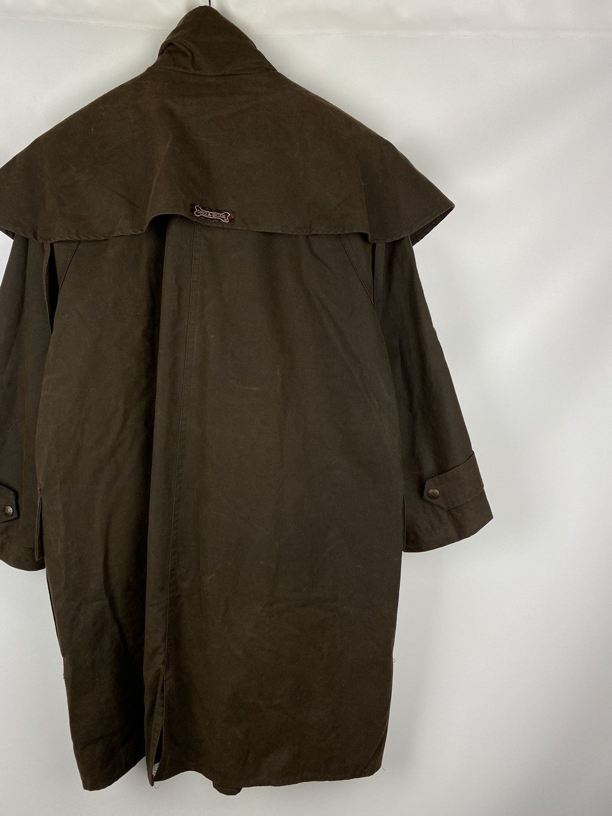Barbour Driza-Bone vintage wax waxed cotton short weatherall jacket Size US S / EU 44-46 / 1 - 16 Thumbnail