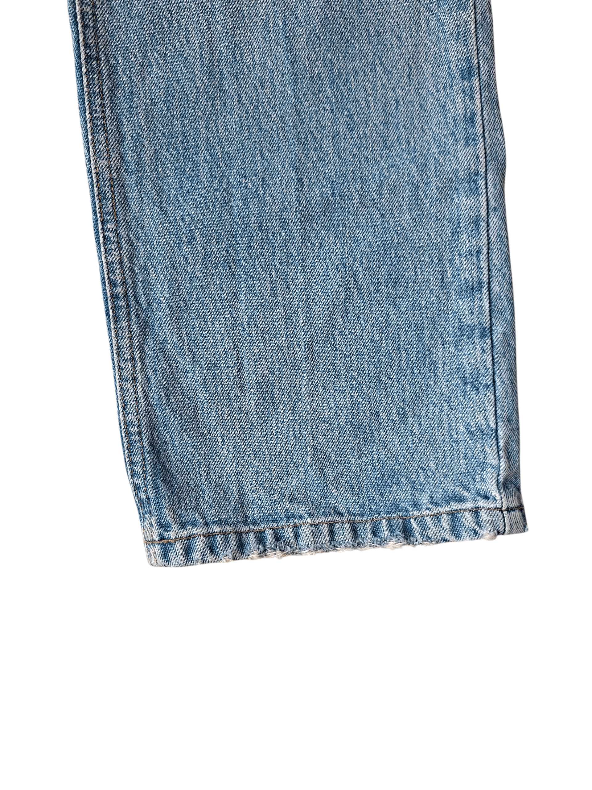 Anine Bing ANINE BING Gavin Jeans - Distressed Light Wash Straight Leg Size 28" / US 6 / IT 42 - 8 Thumbnail