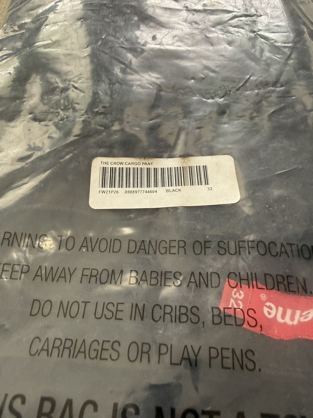 Supreme Supreme x The Crow Cargo Pants Black Size 32 Size US 32 / EU 48 - 7 Thumbnail