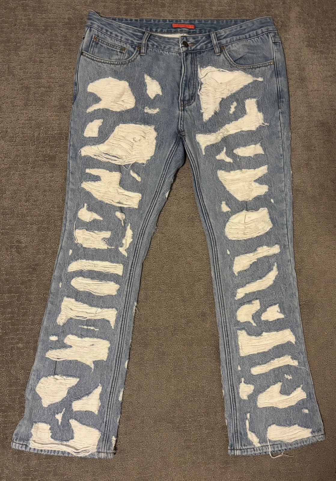 Handmade handmade rust flared denim undercover Size US 34 / EU 50 - 1 Thumbnail