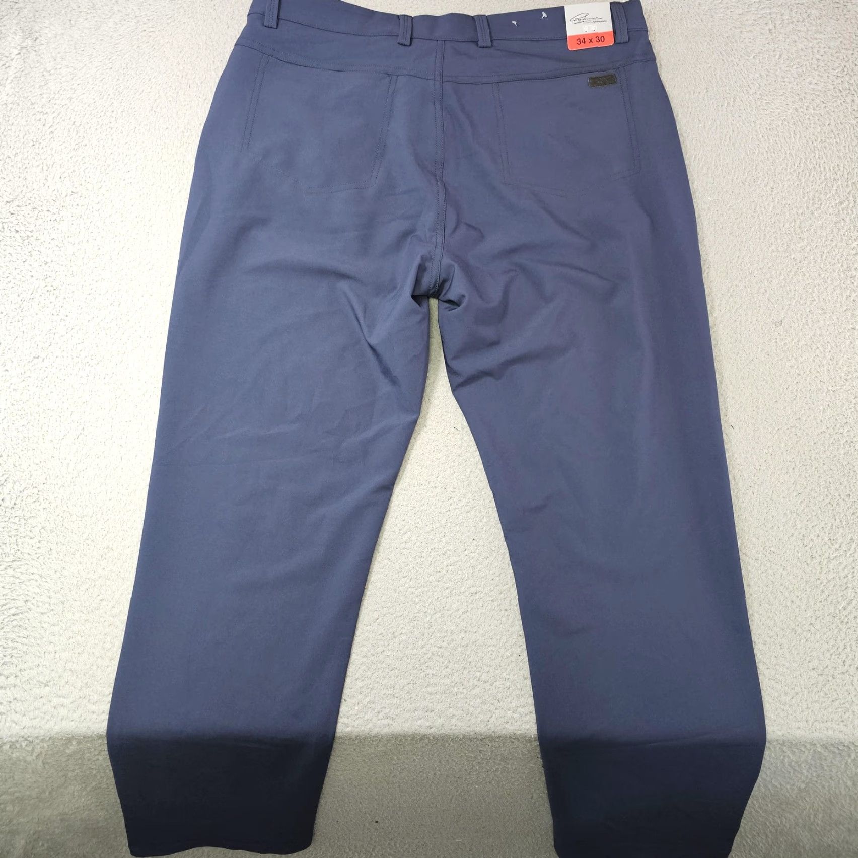 Vintage Greg Norman Pants Mens 34x30 Navy Stretch 5 Pocket Golf Chino Tech Casual Size US 34 / EU 50 - 7 Thumbnail