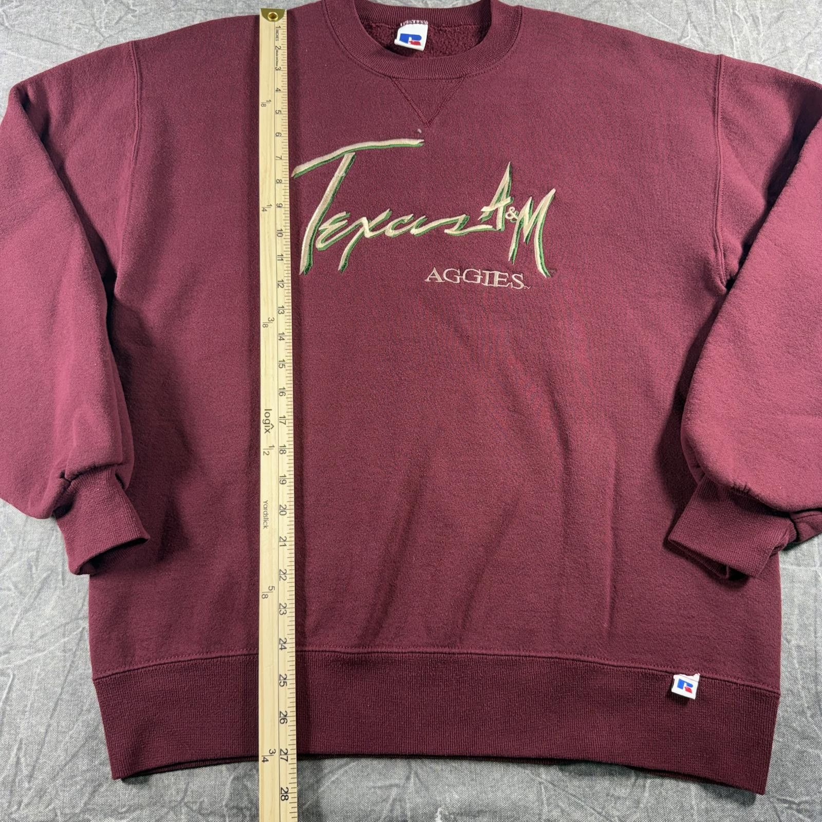 Russell Athletic Russell Athletic Sweater Unisex L Maroon Texas A&M Aggies Size US L / EU 52-54 / 3 - 5 Thumbnail