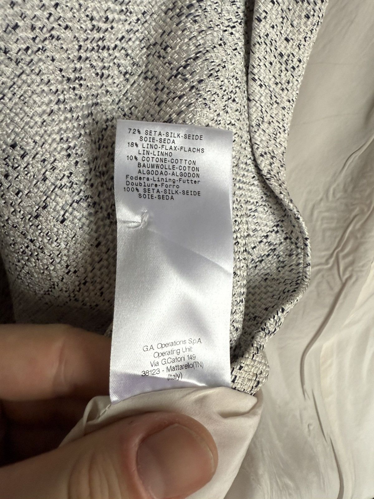 Giorgio Armani Giorgio Armani Silk Linen Elegant Blazer Size XS / US 0-2 / IT 36-38 - 5 Thumbnail