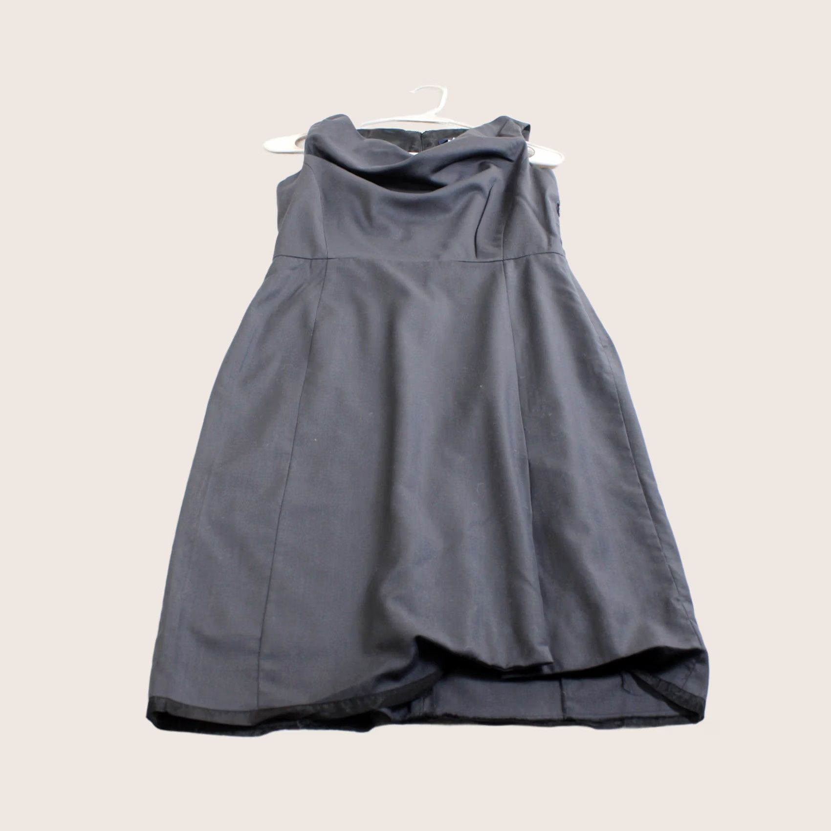 J.Crew J Crew Wool Dress Women Petite 4 Blue Cowl Neck Sheath Career Offic Size S / US 4 / IT 40 - 1 Thumbnail