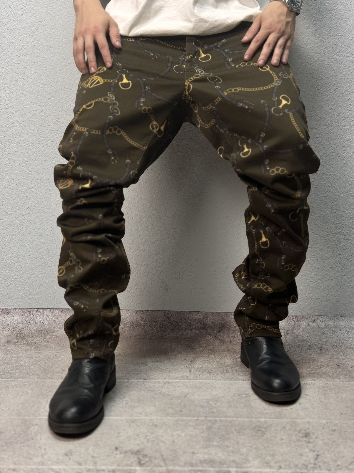 Other VINTAGE REGULAR PRINT PANTS JPG STYLE GAUlTIER AVANTGARDE Size US 34 / EU 50 - 6 Thumbnail