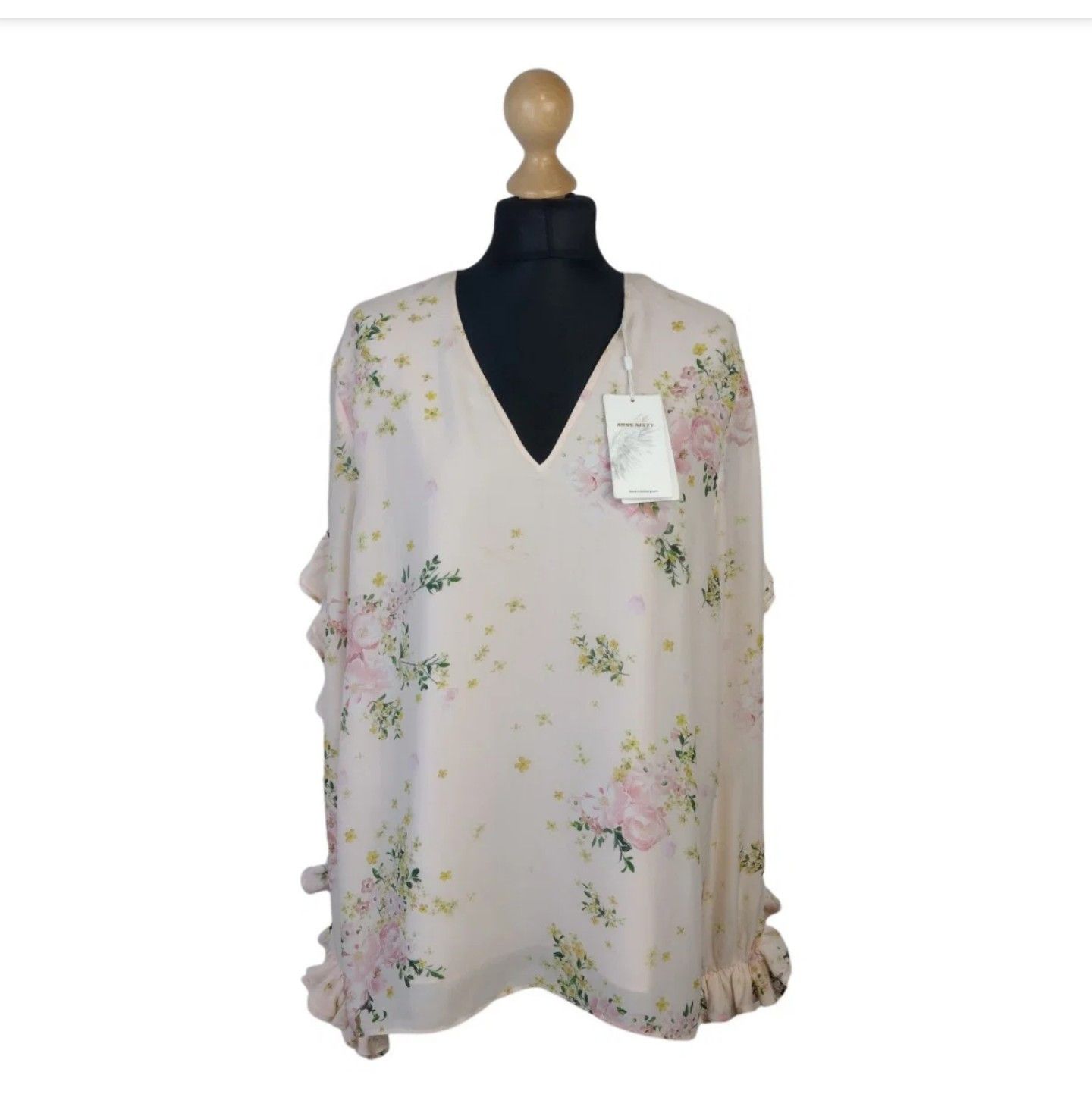 Miss Sixty Romantic, poudre blouse, flowers, frills Size M / US 6-8 / IT 42-44 - 1 Thumbnail