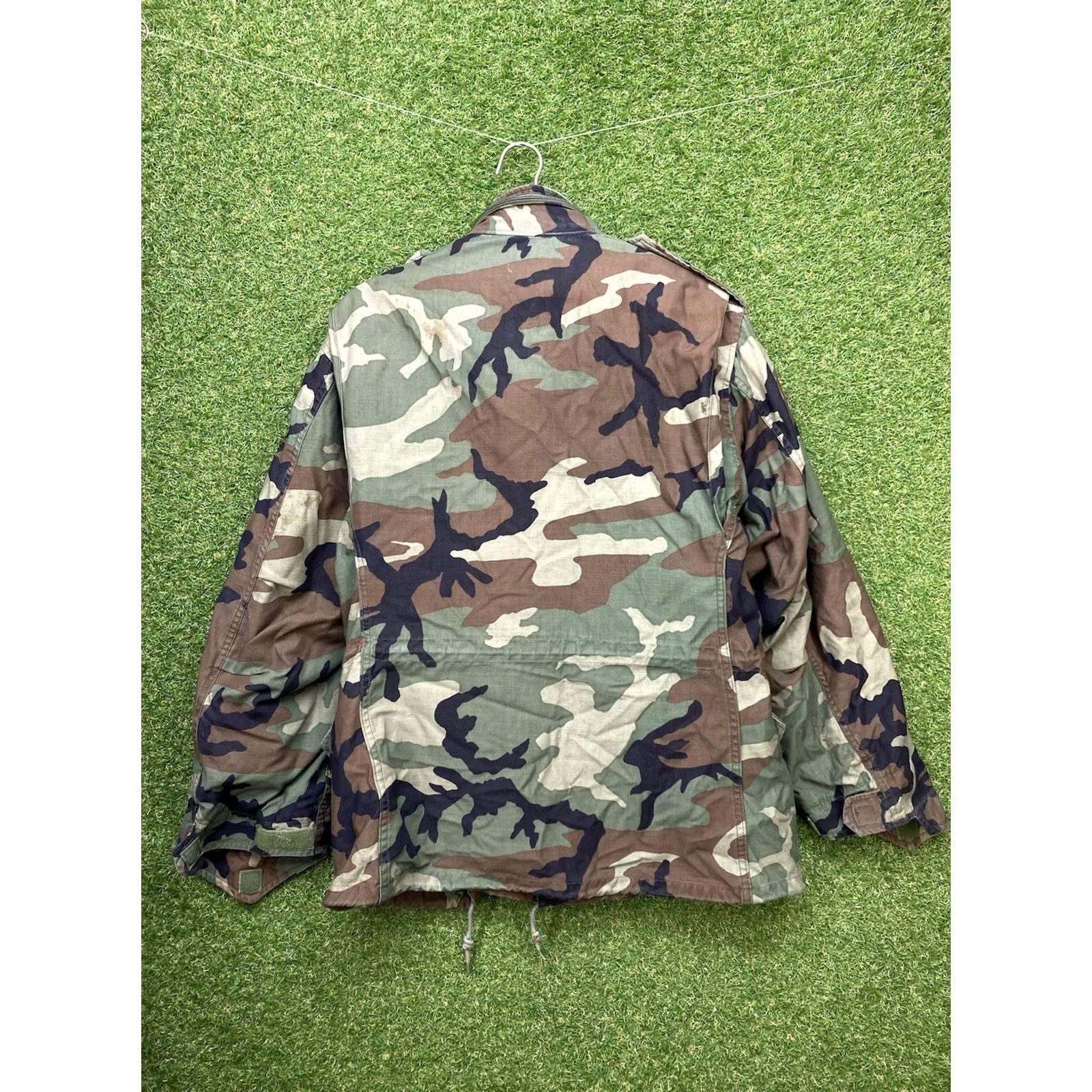 Vintage VINTAGE US ARMY Jacket Mens M Long Woodland Camo 90s Military Coat Workwear Outdoor 40in Chest Mens Size US M / EU 48-50 / 2 - 2 Thumbnail