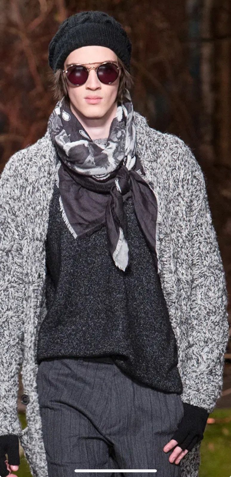John Varvatos Double Sided Jacquard Paisley Scarf Size ONE SIZE - 2 Thumbnail
