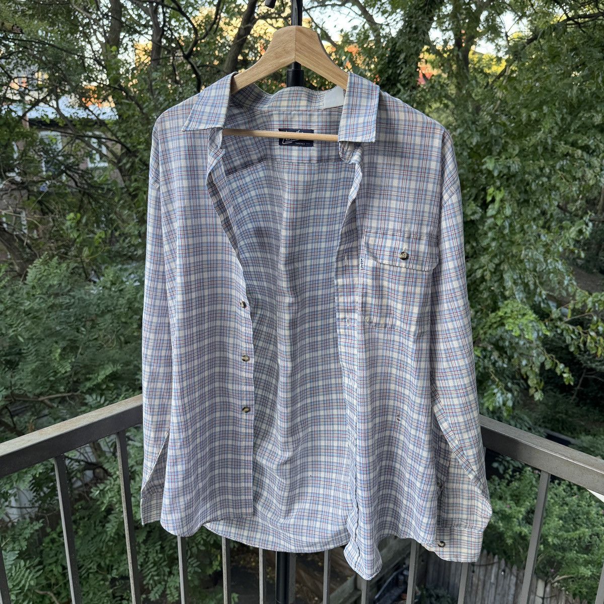 Levi's 70s Levi's Thrashed Faded Distressed Shirt ERD Grunge Chrome Size US L / EU 52-54 / 3 - 1 Thumbnail