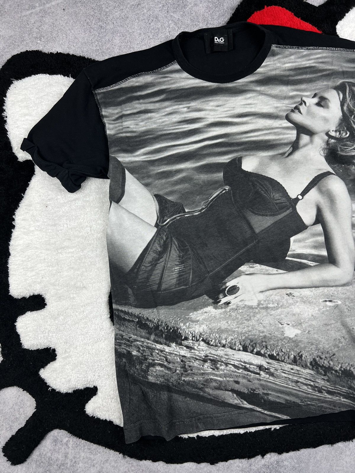 Dolce & Gabbana Vintage Dolce&Gabbana Overprinted Photo Vincent Peters Tee Size XL / US 12-14 / IT 48-50 - 2 Thumbnail