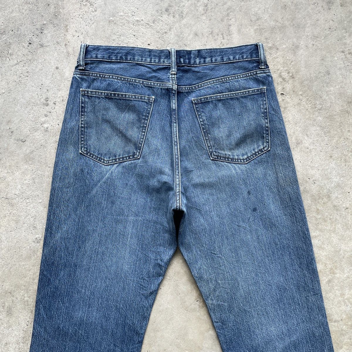 Japanese Brand Vintage Japanese Brand Faded Denim Jeans Pants W34x27 Size US 34 / EU 50 - 8 Thumbnail