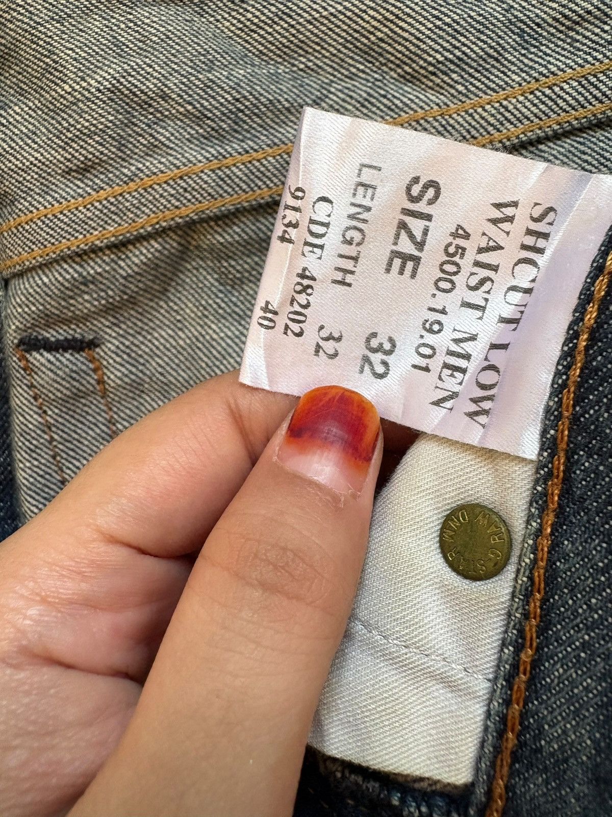 G-Star Vintage G Star Jean Button Fly Rusty Mud Wash Rip Loose Jean Size US 32 / EU 48 - 9 Thumbnail