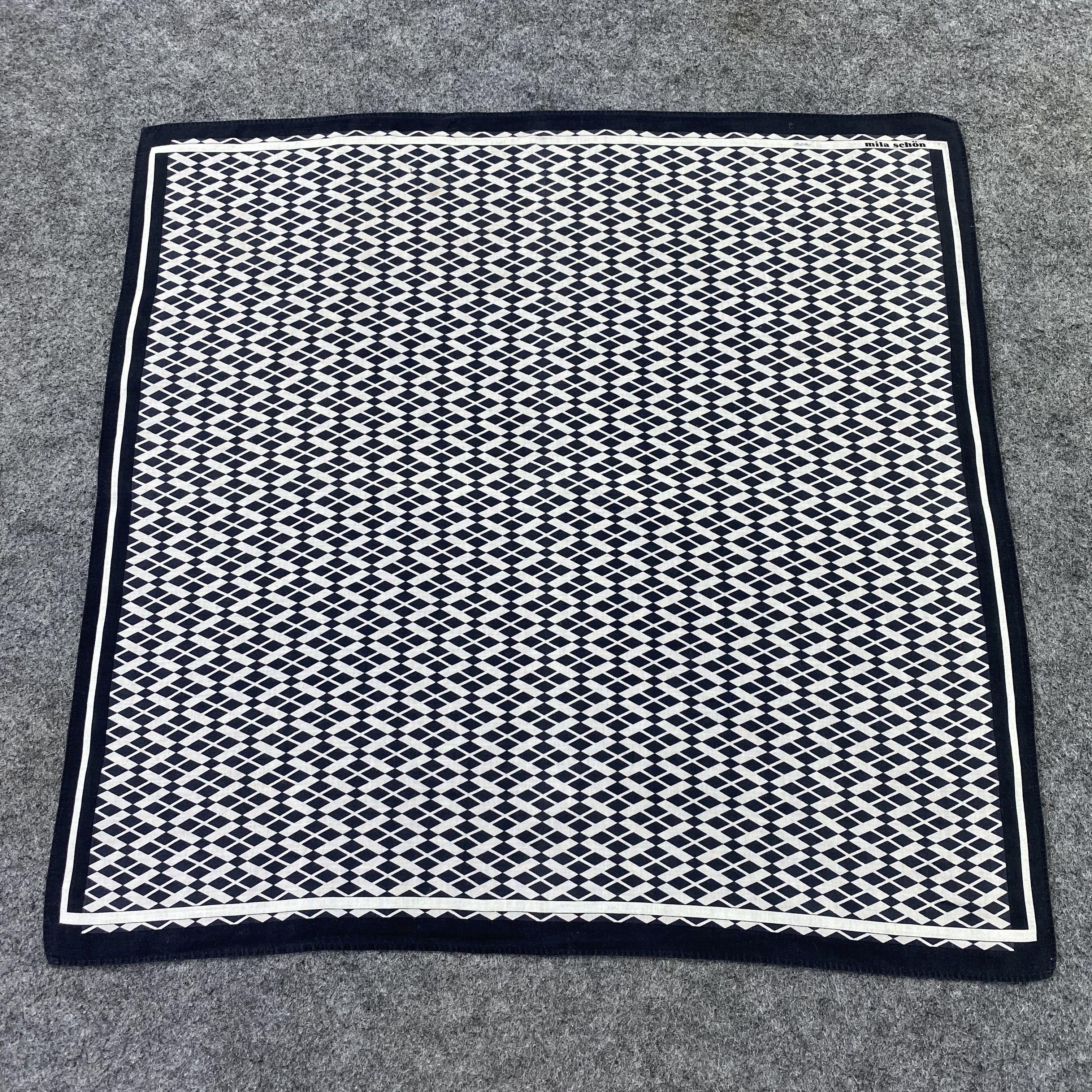 Mila Schon Mila Schon Handkerchief / Bandana / Neckerchief-B1468 Size ONE SIZE - 3 Thumbnail