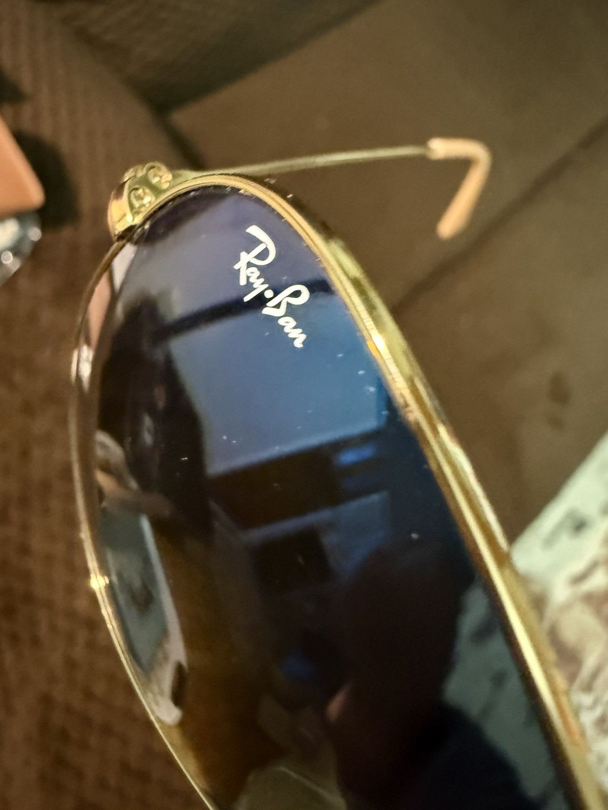 RayBan RayBan Aviator Gold Sunglasses RB3025 w/ box, case & cloth Size ONE SIZE - 17 Thumbnail