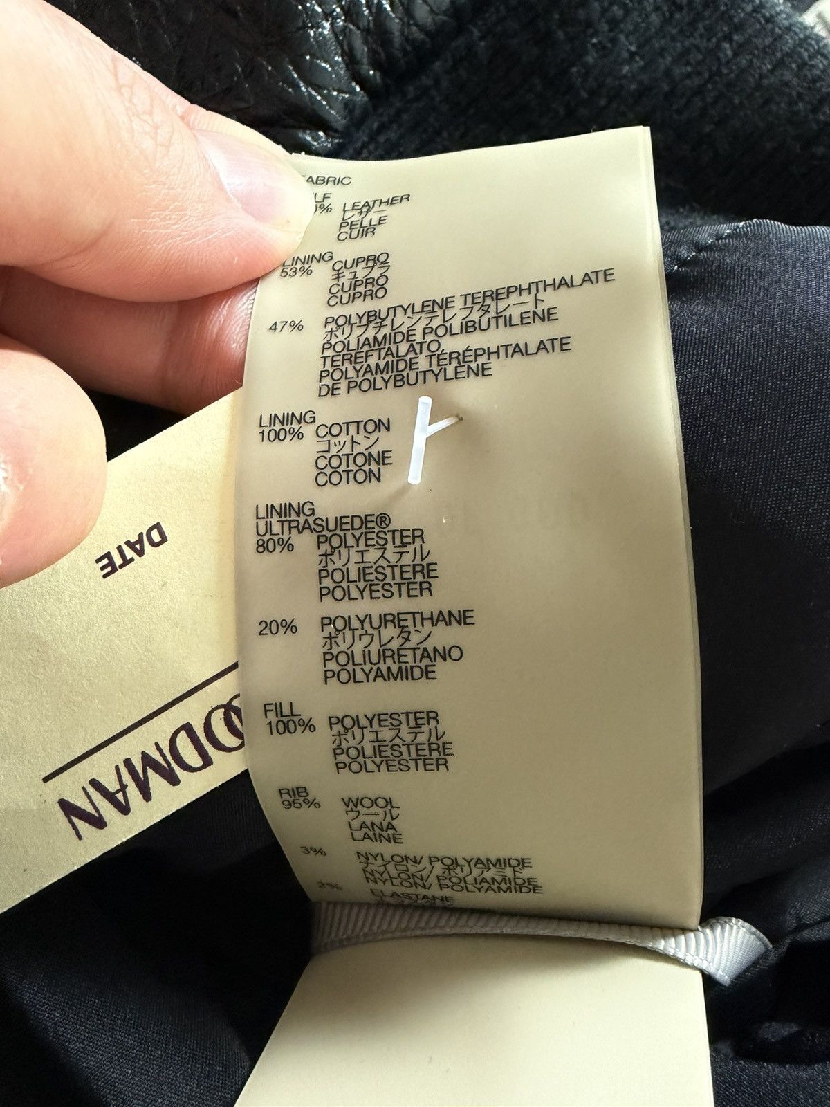 Fear of God Fear of god 8th Striped Full-Grain Leather Bomber Jacket Size US M / EU 48-50 / 2 - 8 Thumbnail