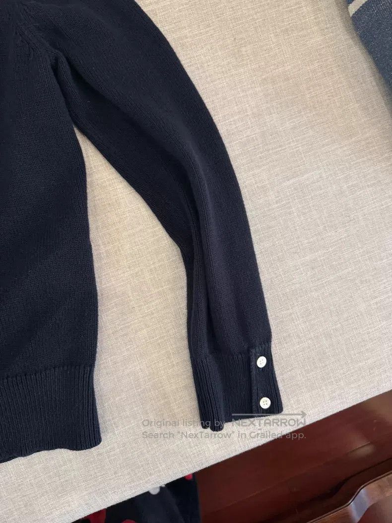 Thom Browne Thom Browne Color-Blocked Floral Open Cardigan Jacket Size US XXS / EU 40 - 4 Thumbnail