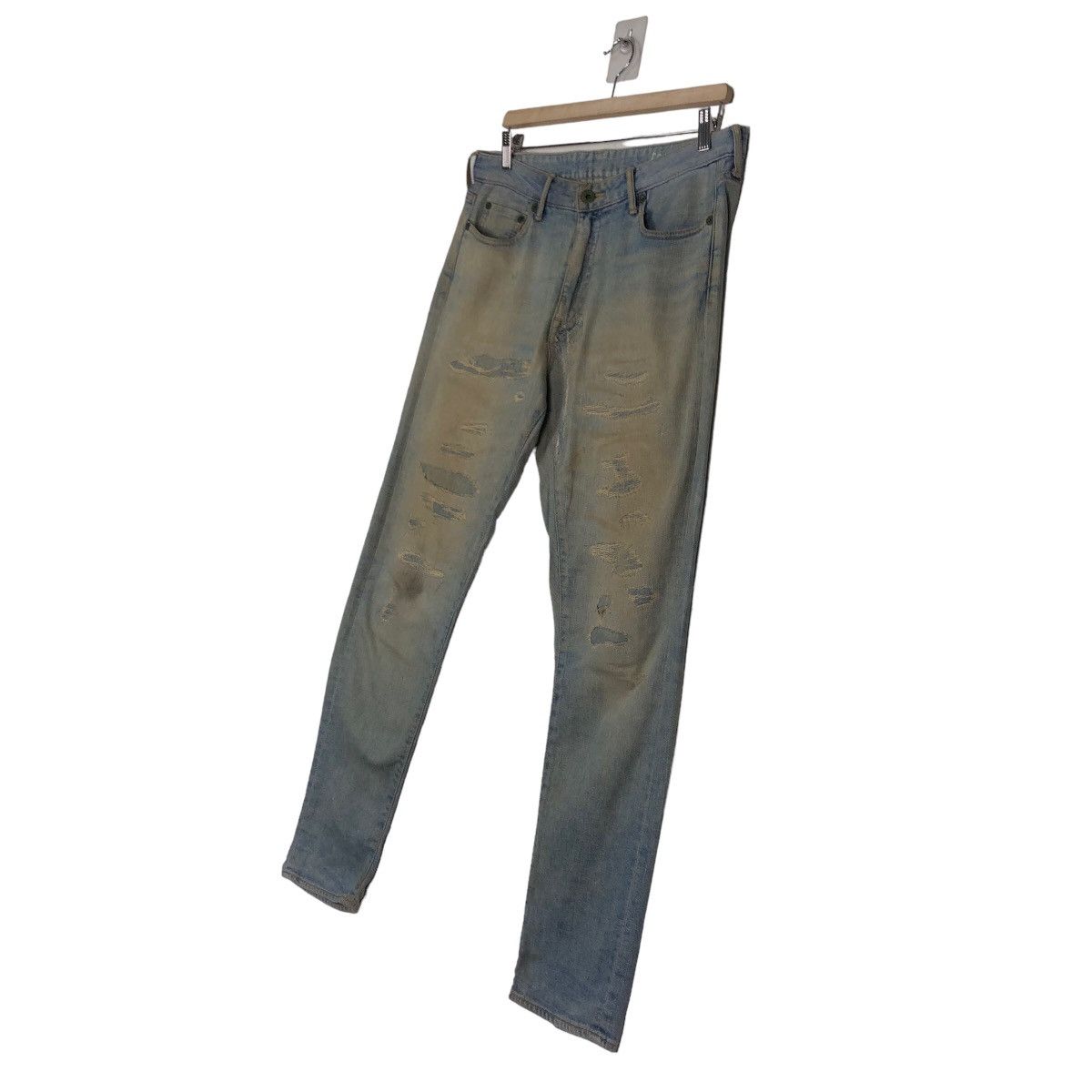 Japanese Brand 🔥VINTAGE DENIM JEANS BEVERLY JAPAN ISSEY MIYAKE Size US 34 / EU 50 - 2 Thumbnail