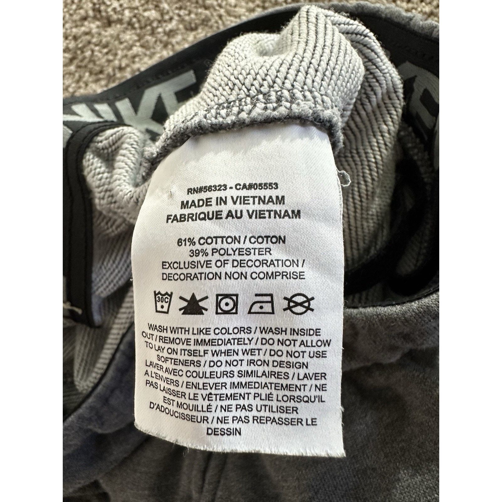 Nike Nike Dri-FIT Pants Mens Small Gray Joggers Sweatpants pocket Size US 28 / EU 44 - 8 Thumbnail