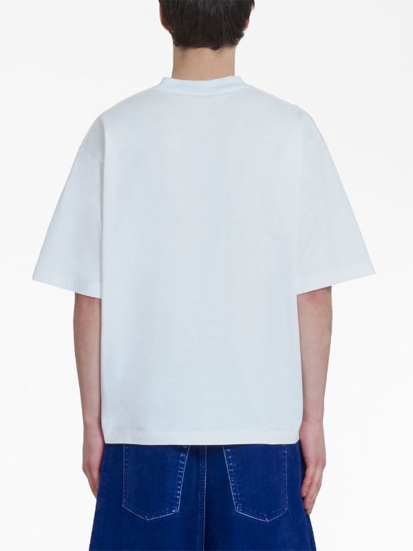 Marni o1srvl11e0724 T-Shirt in White Size US XL / EU 56 / 4 - 4 Thumbnail