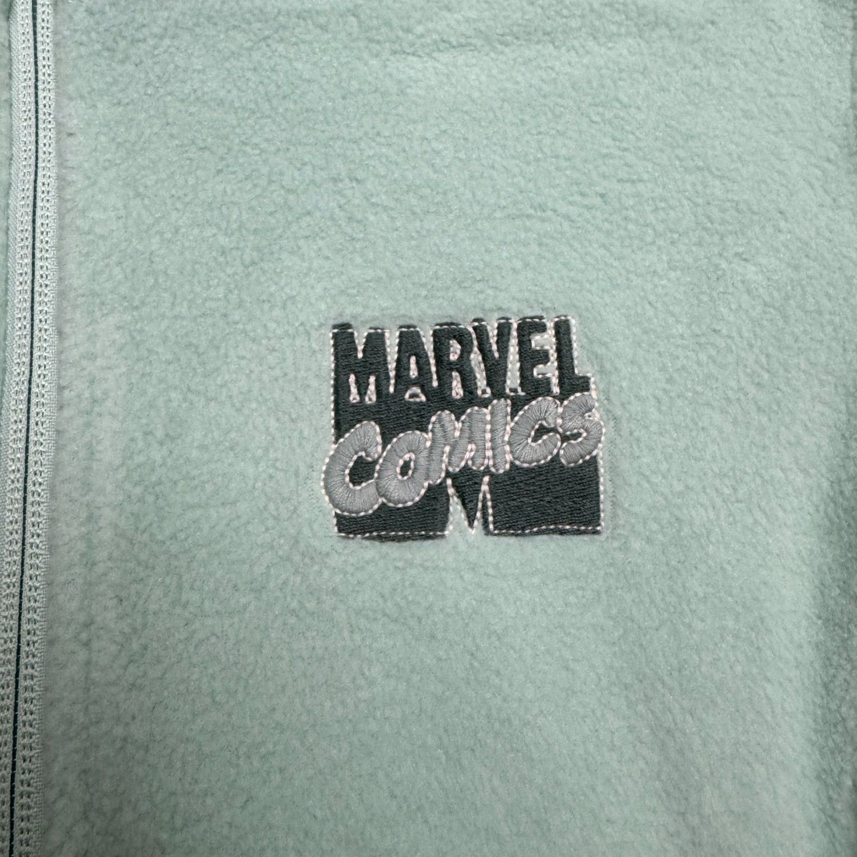 Vintage Amazon Essential Marvel Comics Fleece Jacket Women Medium Mint Green 1/2 Zip NWT Size M / US 6-8 / IT 42-44 - 6 Thumbnail