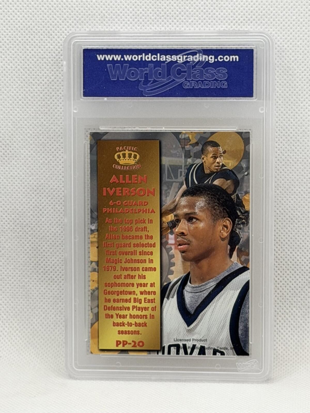 Other 1996 Pacific Collection Allen Iverson Basketball Card #PP-20 Size ONE SIZE - 9 Thumbnail