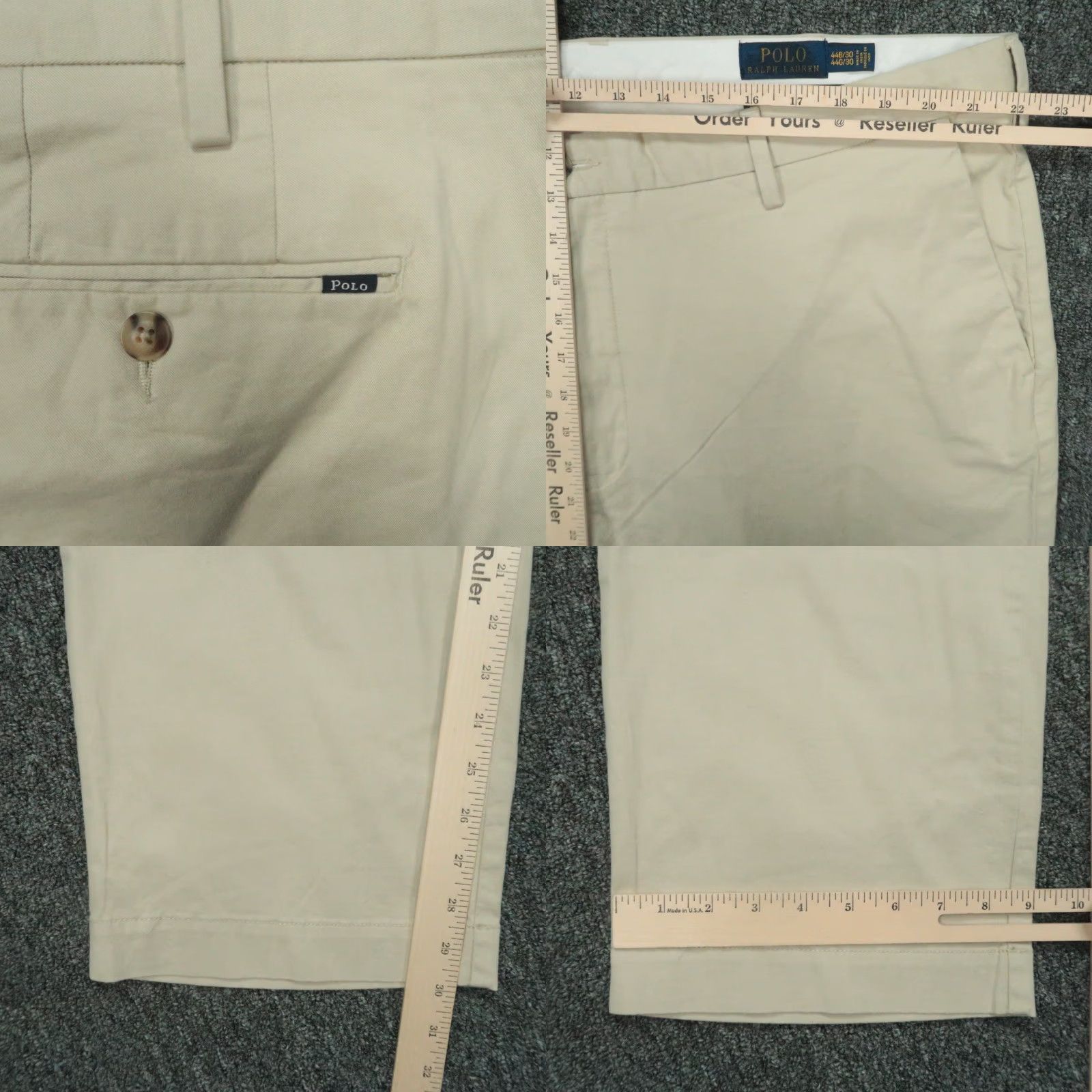 Polo Ralph Lauren Polo Ralph Lauren Pants Men 44x30 Khaki Tan Stretch Classic Fit Trouser NWT Baggage- Free or NWT remains? Size US XXL / EU 58 / 5 - 8 Thumbnail
