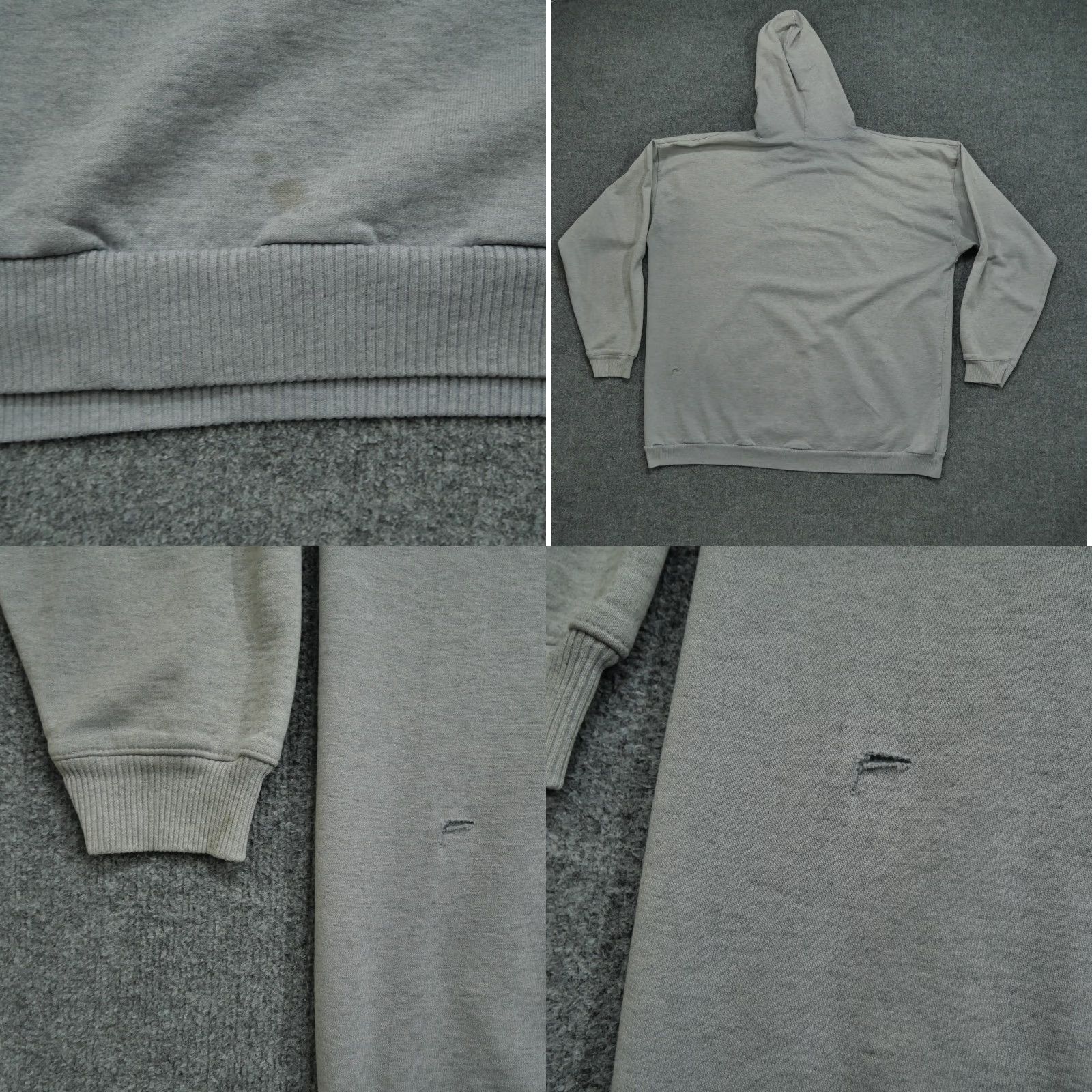 La Gear VINTAGE LA Gear Hoodie Adult 2XL Gray Pullover 90s Mens Sweatshirt Hoodie Size US XXL / EU 58 / 5 - 9 Thumbnail