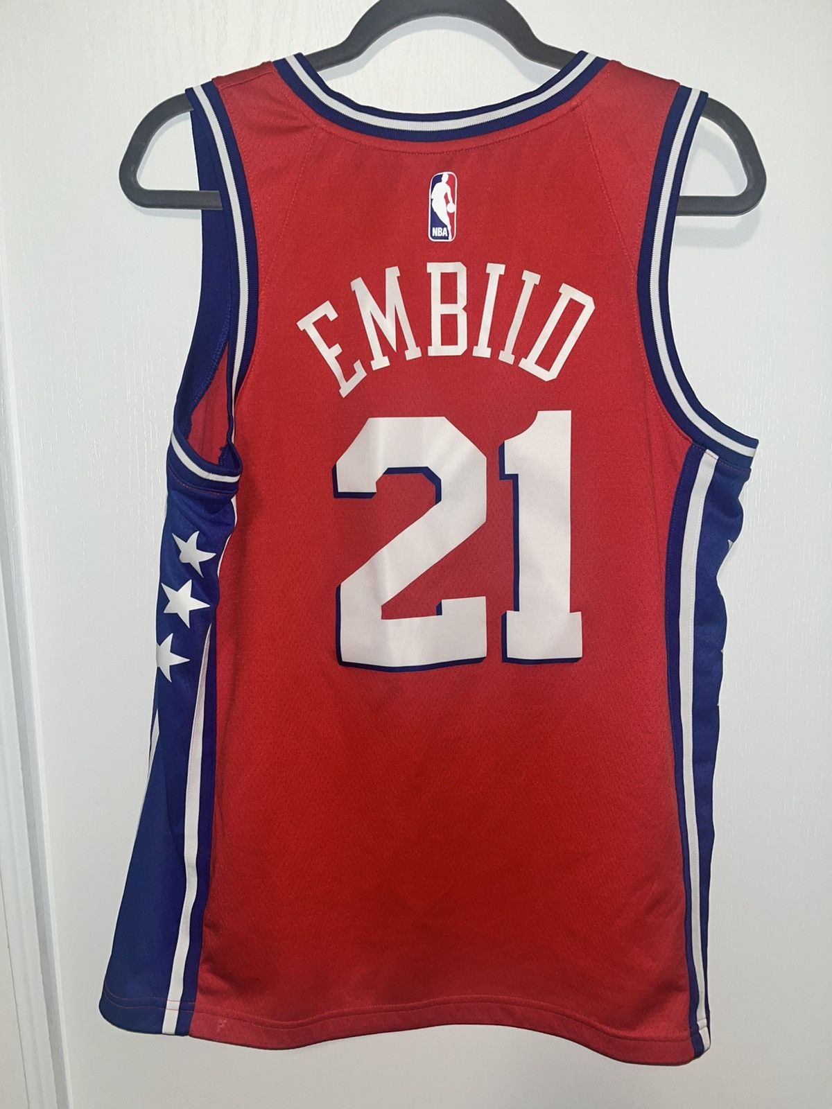 NBA Sixers Embiid Nike x NBA jersey Size US M / EU 48-50 / 2 - 2 Thumbnail