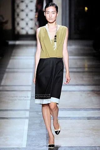 Dries Van Noten Dries Van Noten Color Block Dress Size M / US 6-8 / IT 42-44 - 1 Thumbnail