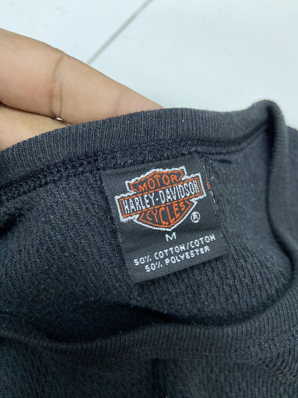 Harley Davidson VINTAGE HARLEY DAVIDSON 80’s CANADA WAFFLE FLAME LONG SLEEVE Size M / US 6-8 / IT 42-44 - 11 Thumbnail