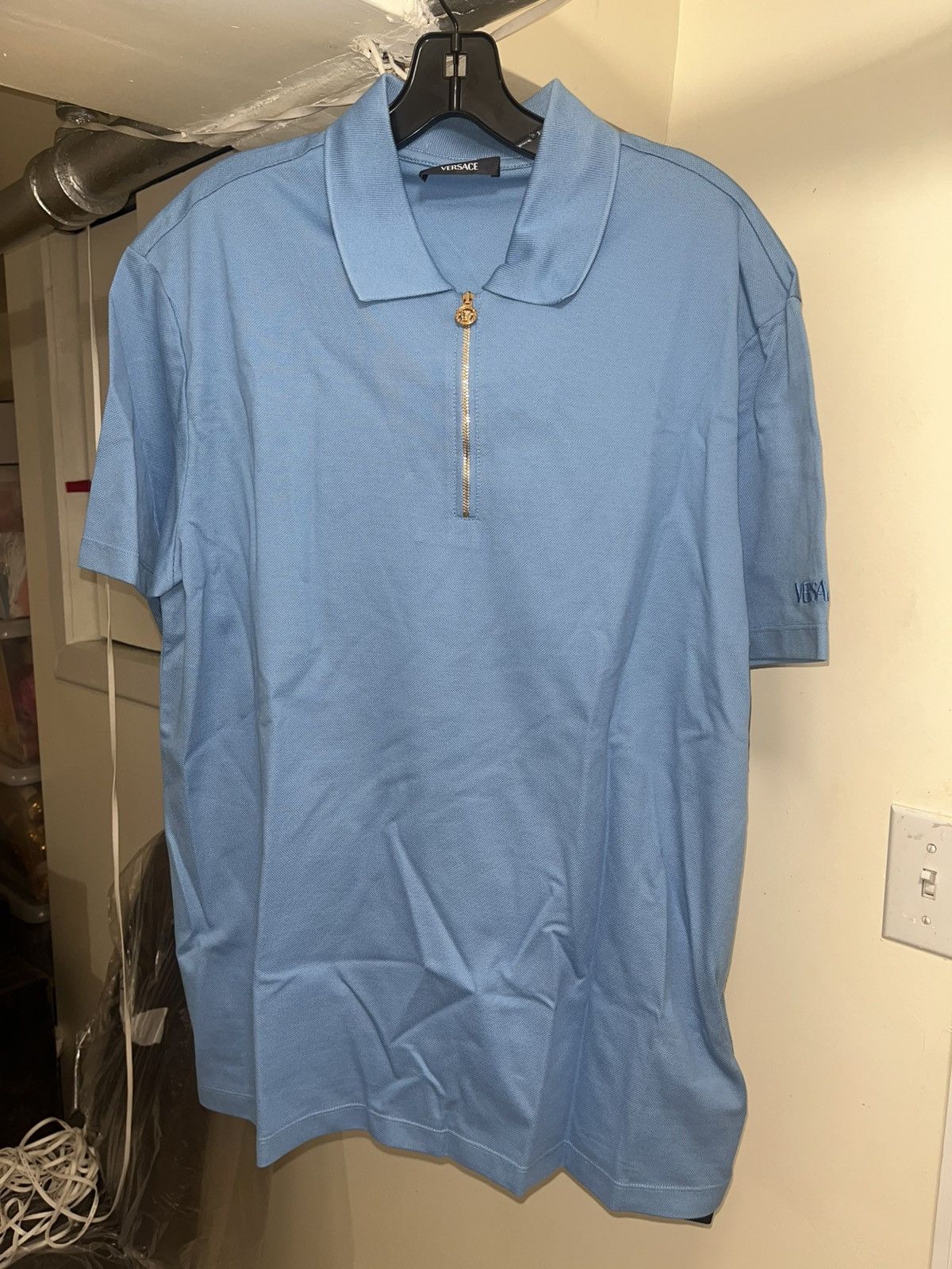Versace Versace Polo Sz XL Size US XL / EU 56 / 4 - 2 Thumbnail