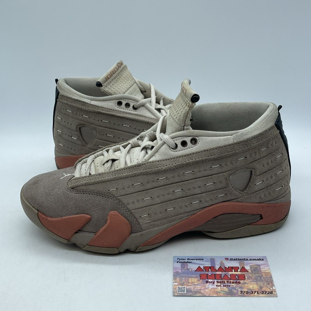Jordan Brand Clot x Air Jordan 14 low terracotta Size US 9 / EU 42 - 1 Thumbnail