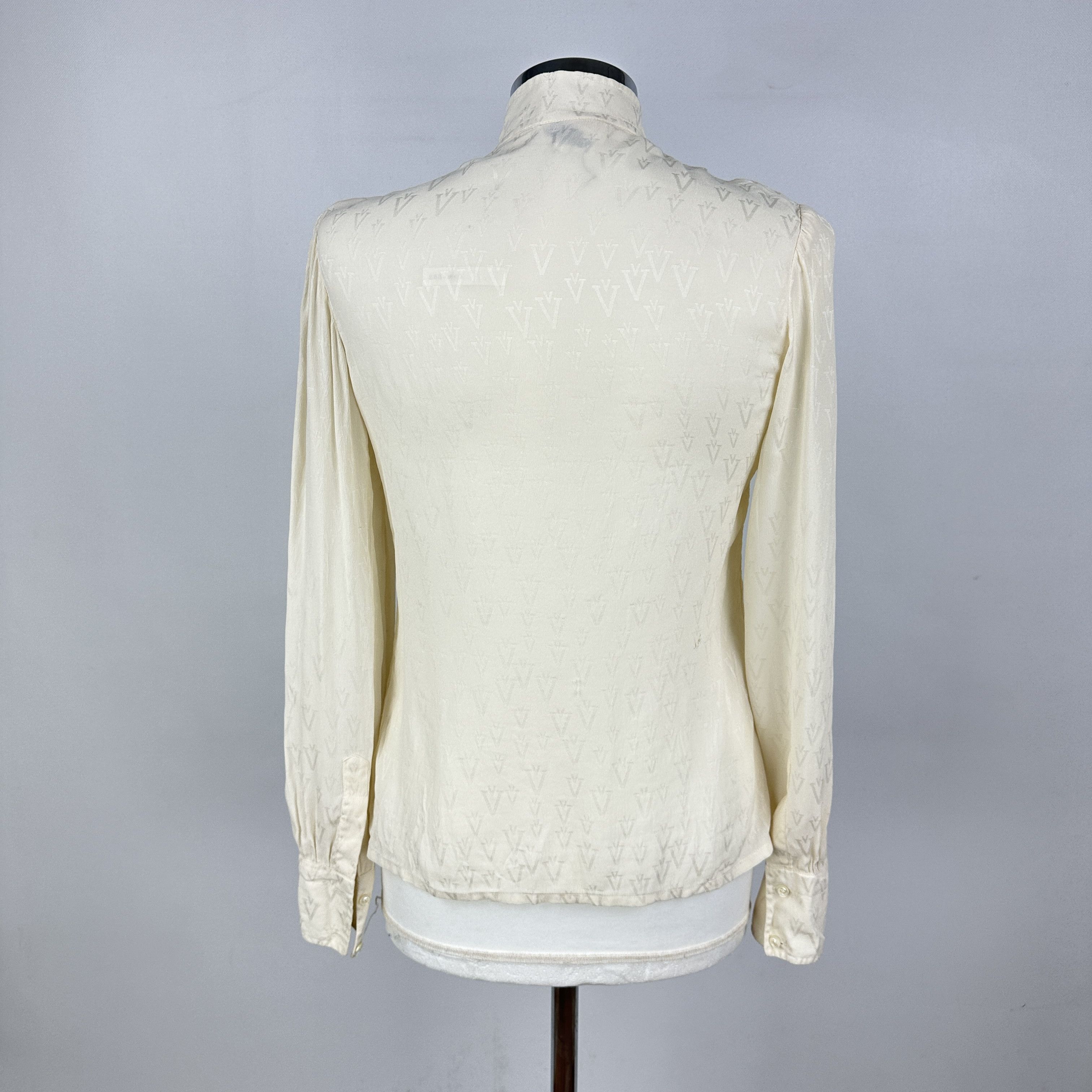 Valentino Camicia Valentino Boutique Seta Monogram – 10 UK Size M / US 6-8 / IT 42-44 - 9 Thumbnail