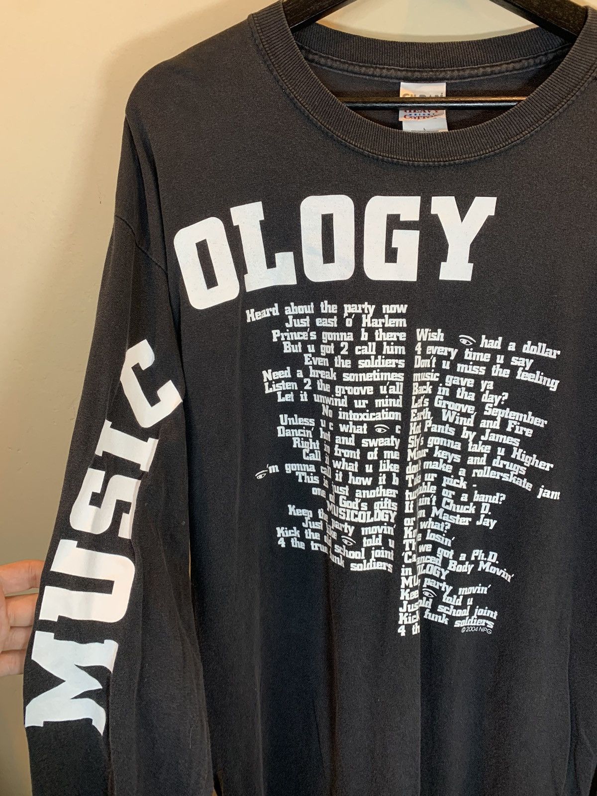 Band Tees × Rap Tees × Vintage *RARE* Vintage Prince Musicology Album Art Long Sleeve Shirt Size US L / EU 52-54 / 3 - 2 Thumbnail