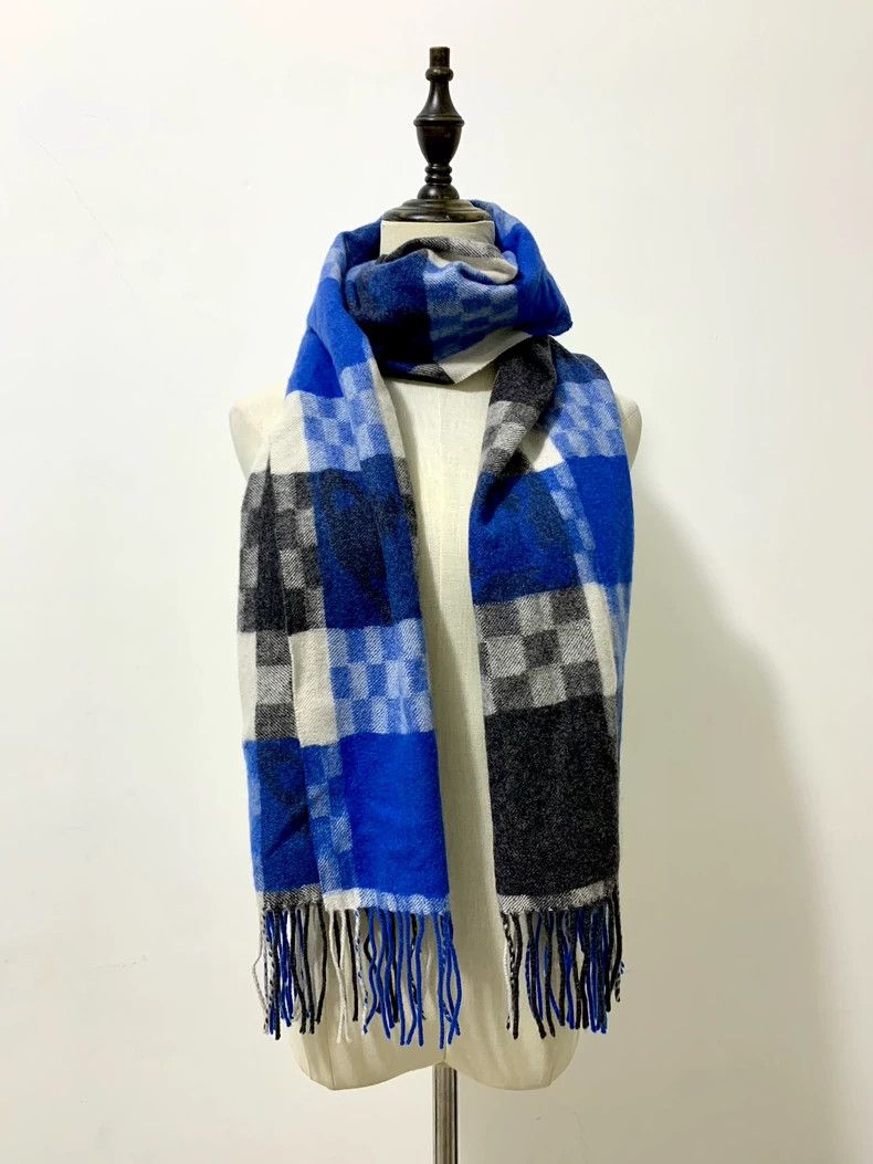 Vivienne Westwood Vivienne Westwood Blue-gray earthworm scarf Size ONE SIZE - 3 Thumbnail