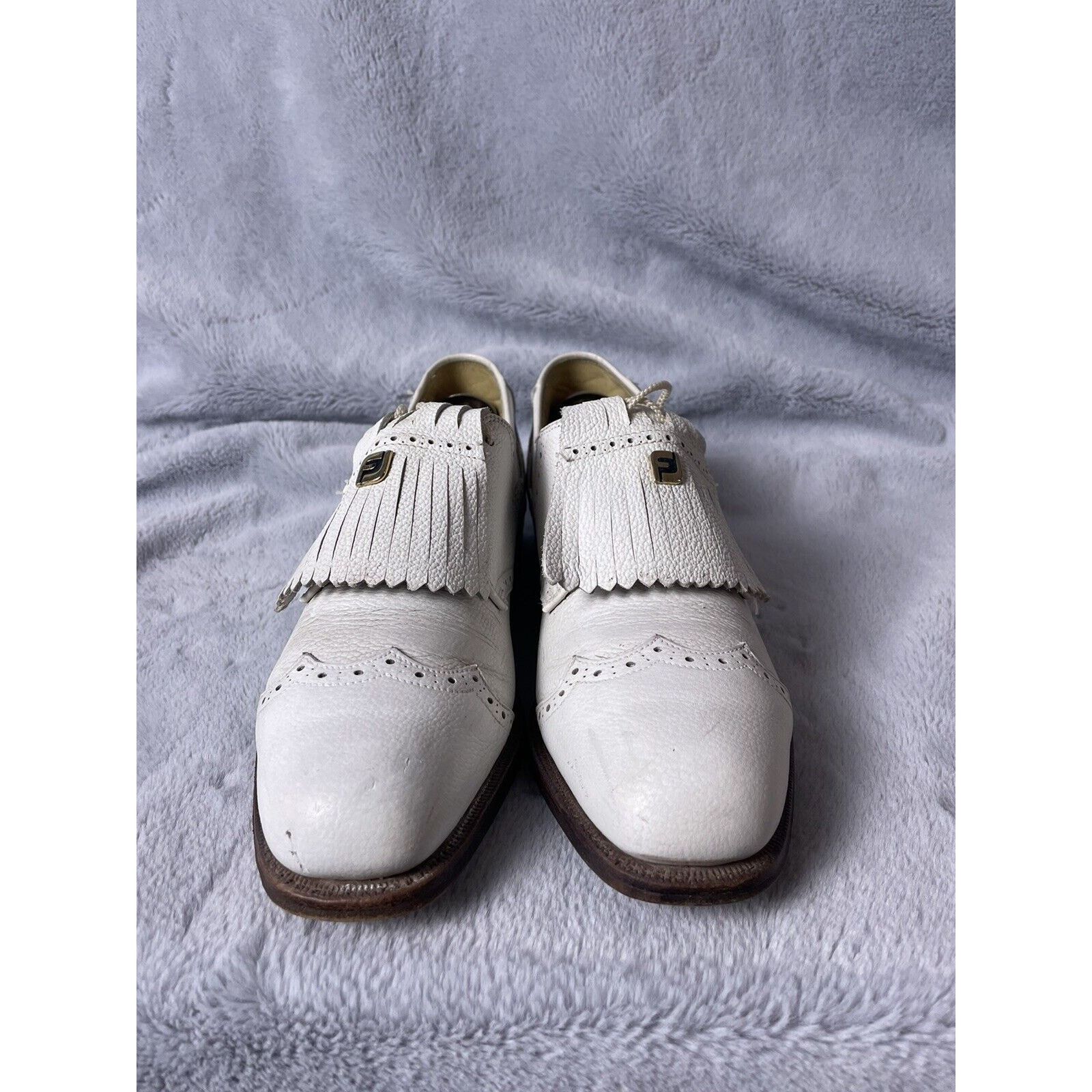 Footjoy Foot Joy Classics 91520 White Golf Shoes Womens Size 8.5 AA Size US 8.5 / IT 38.5 - 4 Thumbnail