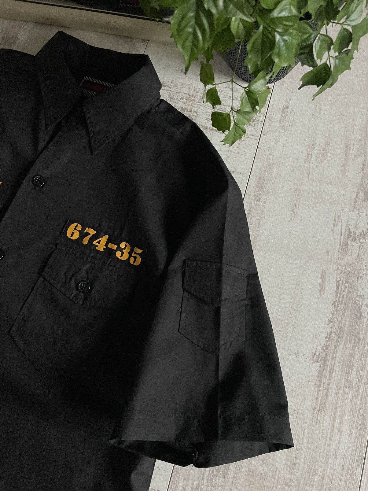 Japanese Brand × Vintage Vintage Alcatraz Psycho Ward Shirt 90’s Prison 674-35 RARE Size US L / EU 52-54 / 3 - 7 Thumbnail