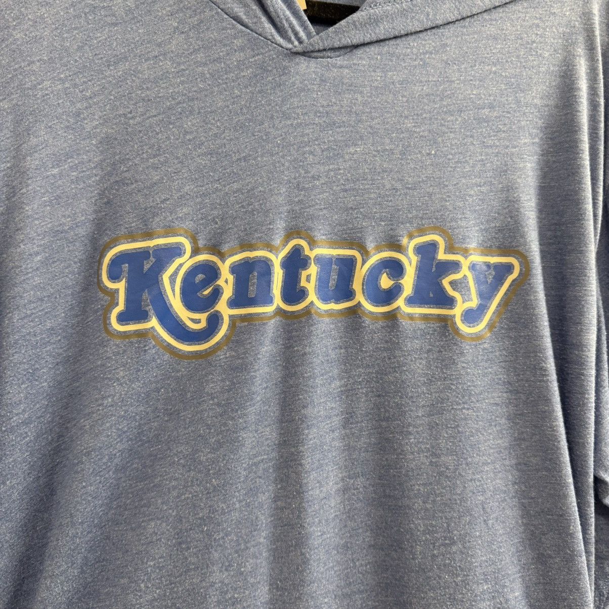 Other Kentucky Womens Shirt Large Blue Kentucky Hooded Long Sleeve Size L / US 10 / IT 46 - 2 Thumbnail