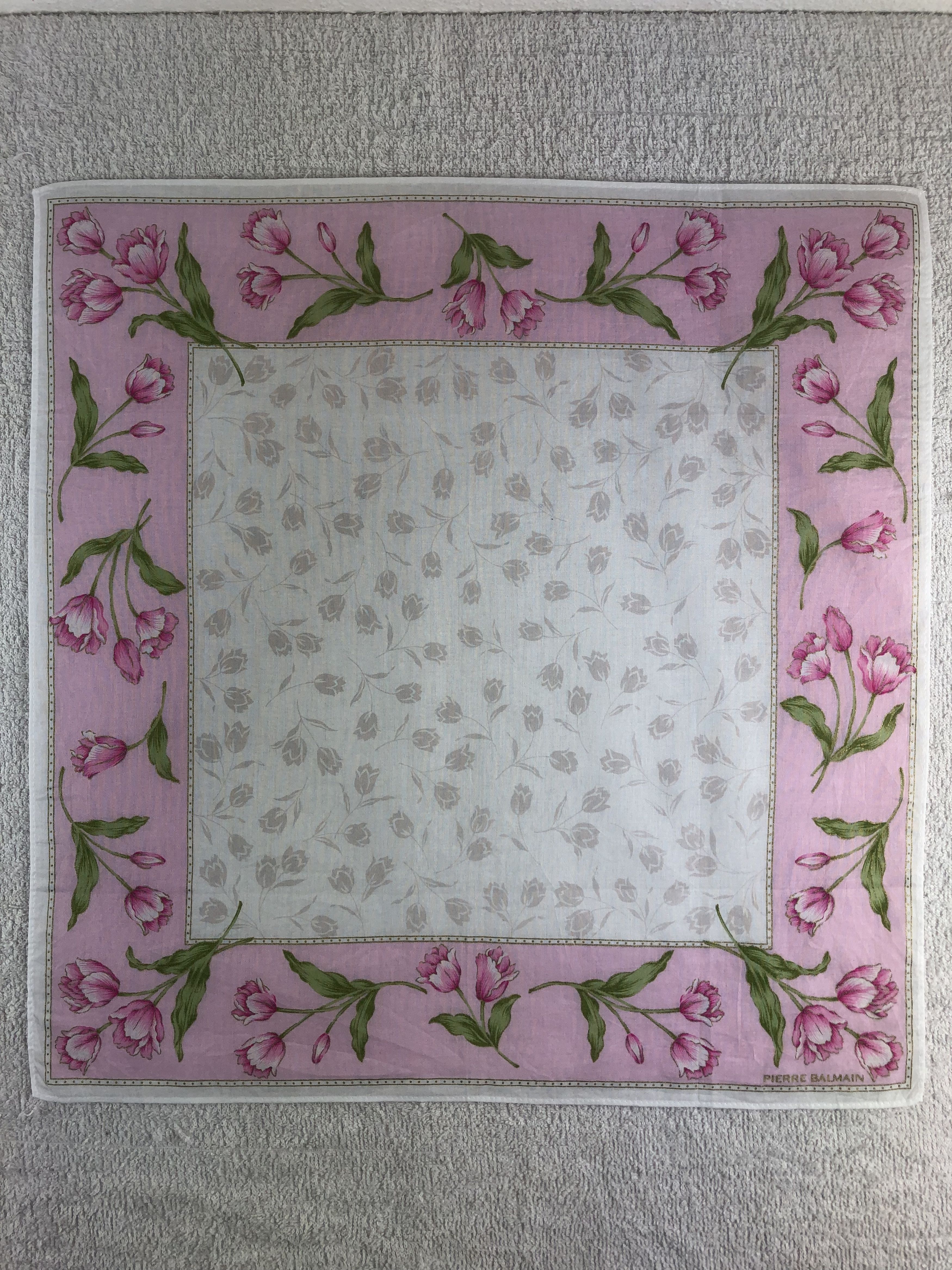 Pierre Balmain Pierre Balmain Handkerchief / Bandana / Neckerchief C286 Size ONE SIZE - 3 Thumbnail