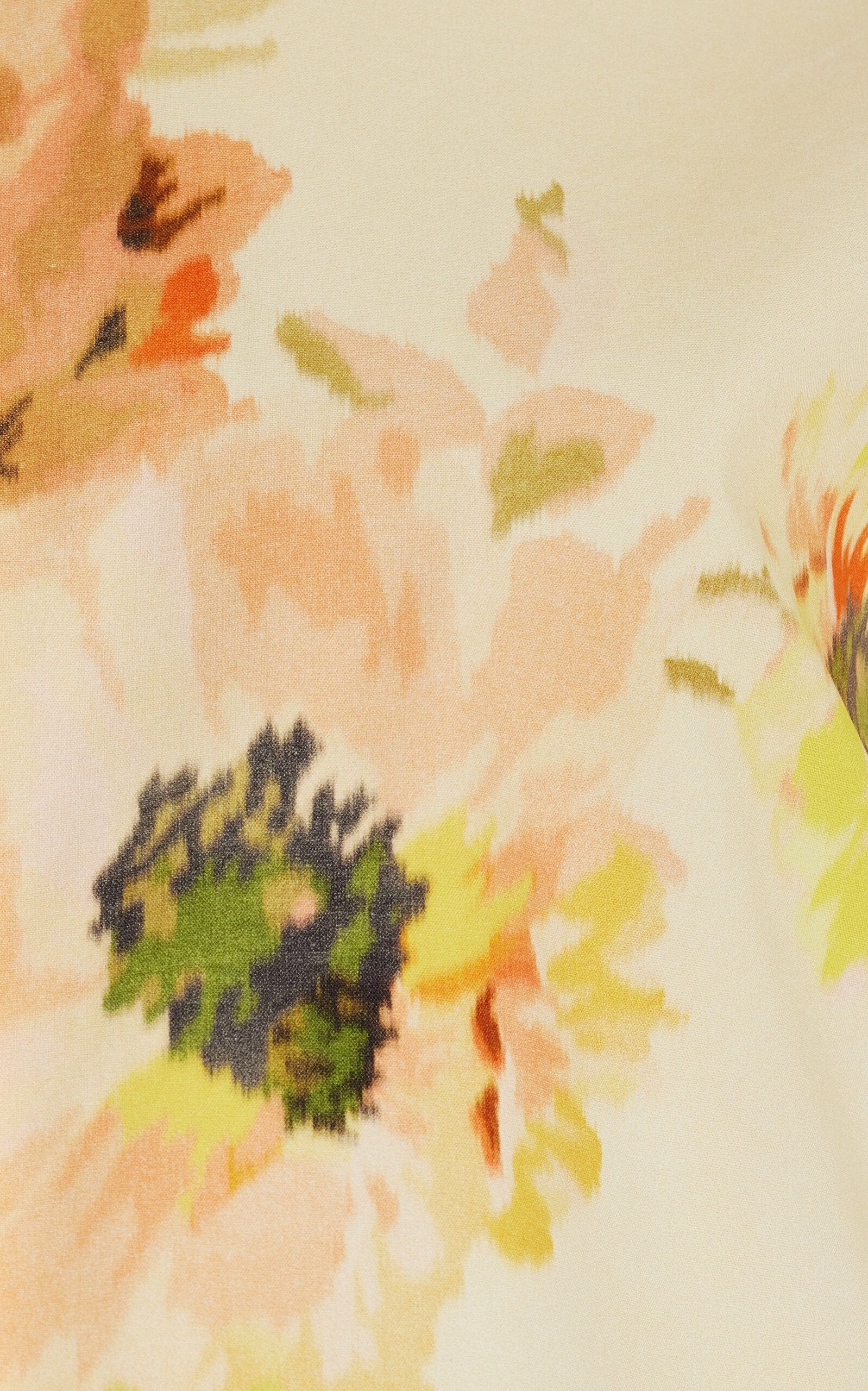 Zimmermann oc11z0525 Lightburst Cropped Floral Cotton Shirt Multicolor Size S / US 4 / IT 40 - 5 Thumbnail