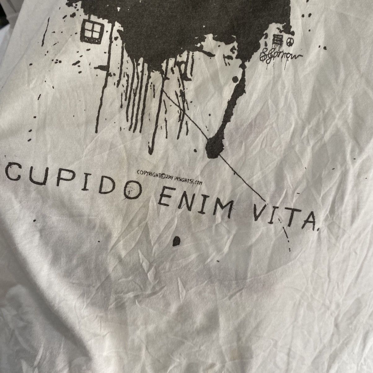Insight × Vintage Insight Cupido Enim Vita Cross 2009 t-shirt white M/L Size US L / EU 52-54 / 3 - 8 Thumbnail