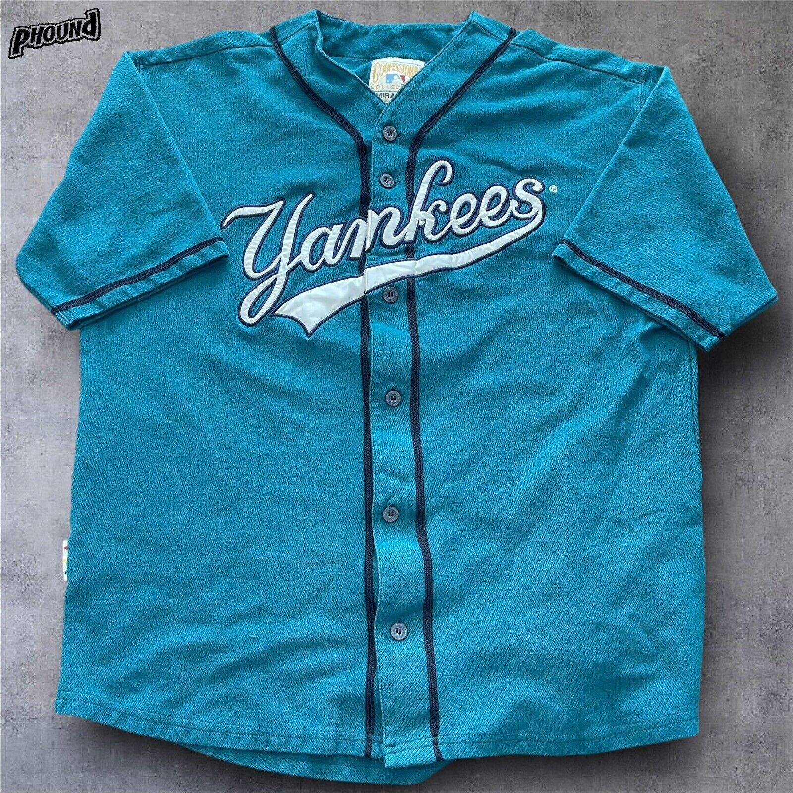 Vintage 90’s rare New York blue jersey main image 1