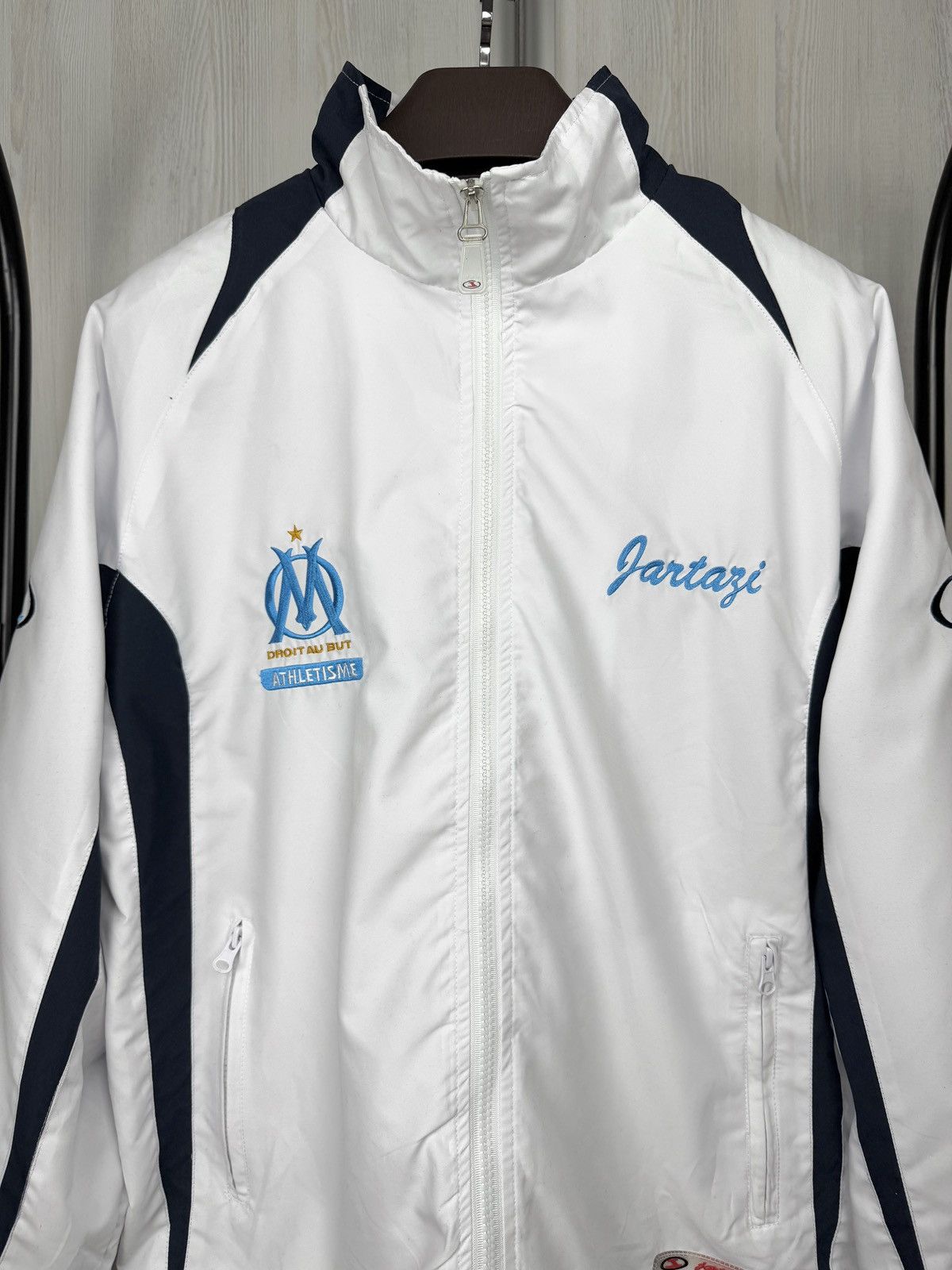 Vintage Jartazi Olympique Marseille vintage Track Jacket Sz S/M Size US M / EU 48-50 / 2 - 3 Thumbnail