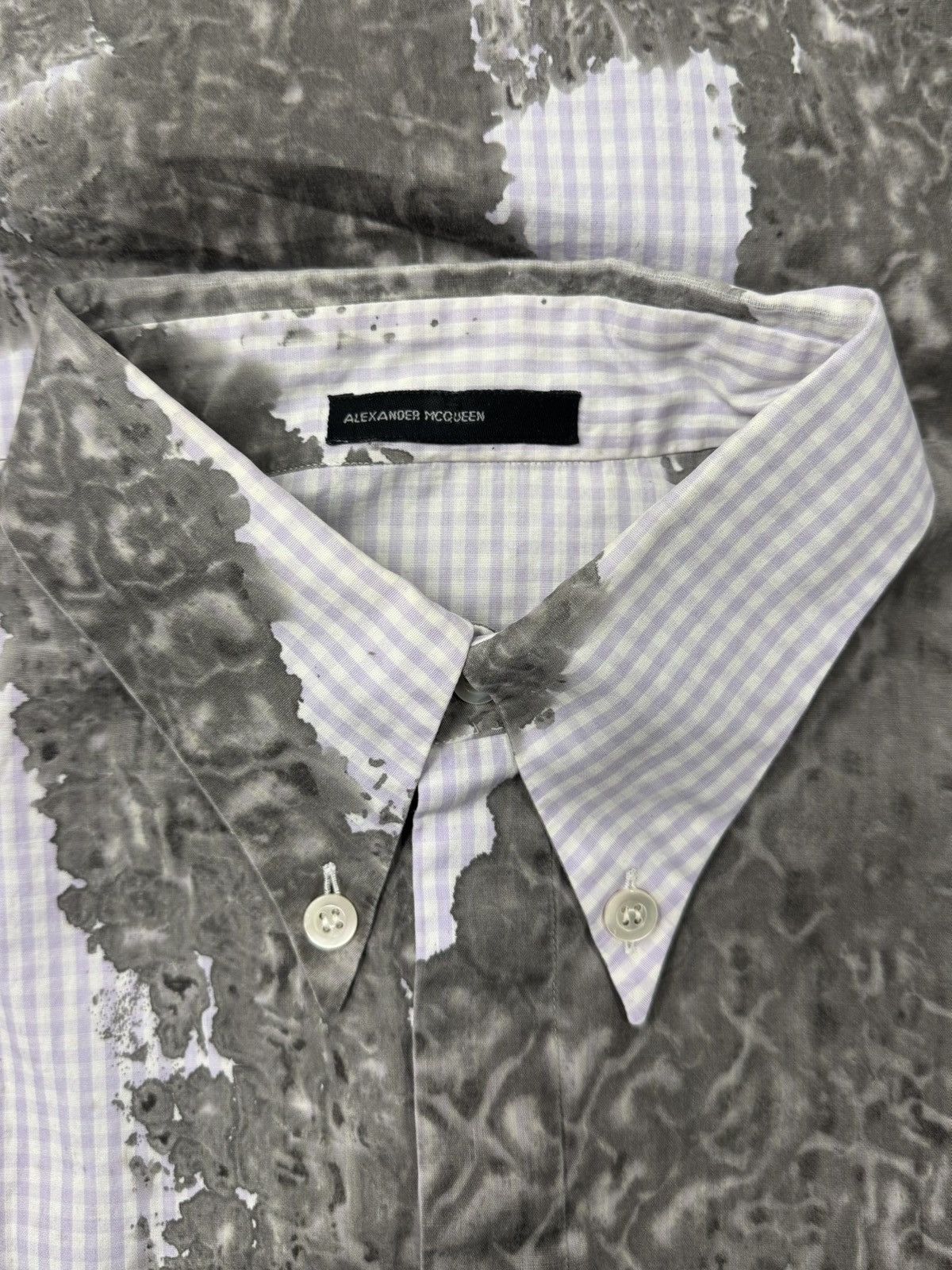 Alexander McQueen SS1997 Alexander McQueen Tire Track Plaid Button Down Piqué Size US M / EU 48-50 / 2 - 3 Thumbnail